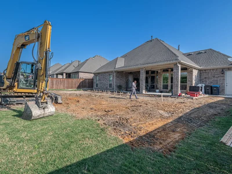 Pool excavation project in Baltimore